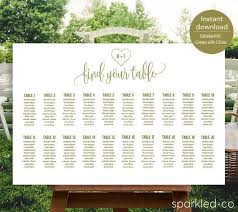 Wedding Seating Chart Template Seating Template Diy By