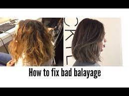 How To Colour Correct Balayage Ombre Fix Very Bad Balayage Nicky Lazou Superforty Bad Balayage Balayage Ombre Balayage