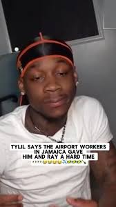 Tylil and Ray had a SITUATION at the Airport in  Jamaica👀🇯🇲🇯🇲😂😭#tylilshow #rayasianboy #Jamaica #vacation #airport  #storytime