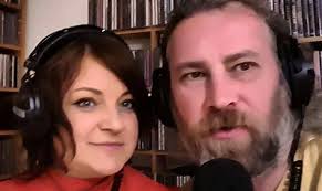 Walentynkowa wizyta w Studio Londyn (Radio Wnet). Iza Smolarek oraz Alex  Sławiński