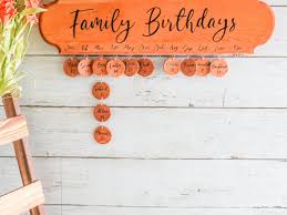 Download Diy Family Birthday Board Dollar Crafter