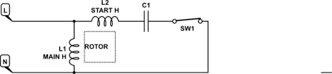You will find out how to identify to main and auxilliary winding and change motor rotation. How Does A Capacitor Function In A 120v Ac Motor Circuit Electrical Engineering Stack Exchange