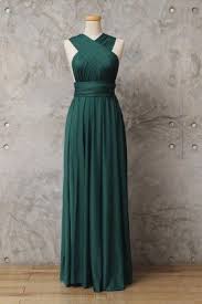 Emerald Green Jersey Convertible A Line Long Multiway Bridesmaid Dress Multiway Bridesmaid Dress Emerald Bridesmaid Dresses Elegant Prom Dresses