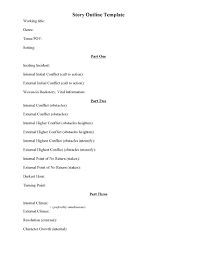 Story Outline Template Pdf Story Outline Template Story Outline Novel Outline Template