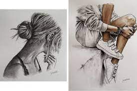 Disegni difficilissimi disegni hipster schizzo di ragazza e. 1001 Idee Per Disegno Ragazza Belli A Cui Ispirarsi