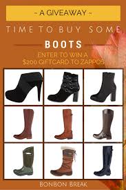 Get Your Boots On 200 Zappos Com Giveaway Bonbon Break Boots Cool Boots Boot Cuffs