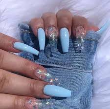 So, girls, i cannot imagine what is stopping you from getting these amazing designs. 25 Awesome Light Blue Acrylic Nails In This Season Nail Art Designs 2020