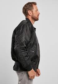 This classic bomber jacket features zippered utility pockets and pen pockets on the left arm, zippered front closure. Ma1 Bomber Jacket Bd3149