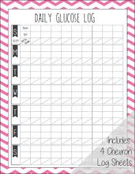 8 page weekly diabetes log sheets blood sugar tracker