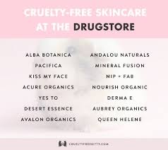 Cruelty Free Drugstore Brands Target Walgreens More Cruelty Free Skin Care Cruelty Free Brands Skin Care