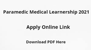 Letter of applications as a paramedic. Paramedic Learnership 2021 Application Form Fill Online Form