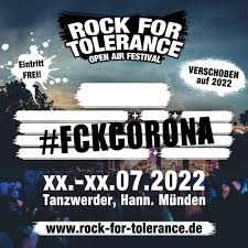 Juni 2022 skal vi arrangere den største festivalen i norge noensinne! Rftoa 2021 Wird Verschoben Auf 2022 Rock For Tolerance E V