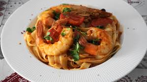 Νερό και λίγο αλάτι για 5 λεπτά. Garidomakaronada Greekcookingbykaterina Com