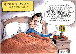 Februar den groundhog day, also den tag des murmeltiers. Cartoonist S Take Groundhog Day 2022 Santa Cruz Sentinel