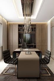 Very Soft And Lovely Taupe And White Bit More Modern And Sleek Bit Lovely Modern Sleek In 2020 Home Office Design Executive Office Design Office Interior Design