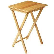 Get the wooden made laptop bed table to avail a versatile and durable option with a magnificent look. Sal Wood Brown Wooden Fold Up Table Sri Balaji Furniture Id 18098742497