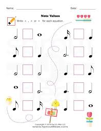 Music Worksheets Easter Note Value Music Theory Worksheets Music Worksheets Learning Music Notes