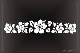 There are no nails or hammers needed, and decals work well for every room, including children's rooms and living areas. Hibiscus Flowers Decals Stickers Decalboy