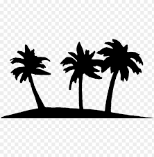 Alm Tree Art Tropical Palm Trees Clip Clipart Palm Tree Island Clip Art Black And White Png Image With Transparent Background Toppng With these palm tree png images, you can directly use them in your design project without cutout.
