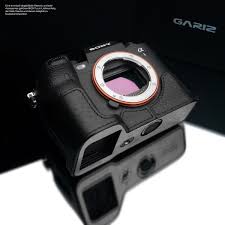 Customizing your sony a1 mirrorless camera. Camera Case For Sony Alpha 1 Ilce 1 Made Of Black Leather By Gariz Design