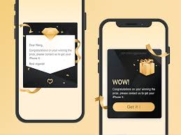 Black Gold Pop Up For Lottery Draw Gold App Lottery Drawing App Interface Design