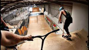 Near death at nitro circus. Pro Scooter Riders Vs Mini Mega Ramp Youtube
