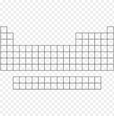 eriodic table blank periodic table drawing empty png image with transparent background toppng