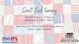A250 - Quilt Bed Turning at Mount Hope