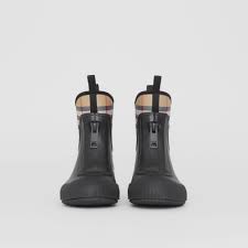 Flinton Check Rain Booties