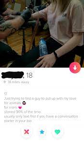 Tinder is an american geosocial networking and online dating application that allows users to anonymously swipe to like or dislike other profiles based on their photos, a small bio. Wow A 17 Year Old Stoner Who S Getting An Underage Tattoo What A Dream Tinder