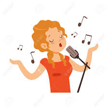 Girl Singing With Microphone Singer Character Cartoon Vector Royalty Free Cliparts Vectors And Stock Illustration Image 94314987 On and on mp3 download cartoon. girl singing with microphone singer character cartoon vector