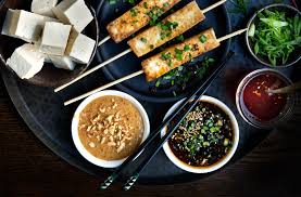 Peanut Sesame Dipping Sauce Recipe Ginger Recipes Homemade Tofu Peanut Sauce Recipe