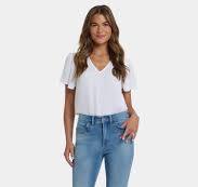 Bailey Relaxed Straight Jeans With High Rise And 4" Side ...