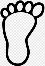 How to draw a footprint in your heart? Foot Steps Free Icon Library