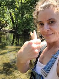 One of thirteen we caught today, all released.