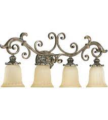Do you want to sign up to our newsletter? Quorum 5100 4 58 Barcelona 4 Light 33 Inch Mystic Silver Vanity Light Wall Light