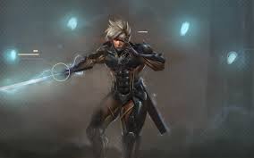 In the game, players control raiden, a cyborg who confronts the private military company desperado enforcement, with the gameplay focusing on fighting. 766853 Metal Gear Rising Revengeance Platinum Games Raiden Men Painting Art Warriors Metal Gear Armor Swords Ninja Mocah Hd Wallpapers