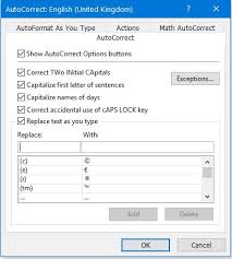 How Do You Stop Excel From Auto Replacing Characters And Sequences Super User