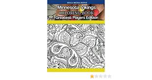 To search more free png image on vhv.rs. Minnesota Vikings Coloring Book Greatest Players Edition Depot Mega Media Amazon Es Libros