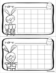 Positive Behavior Sticker Chart Reward Incentives Easter Holiday Spring Theme