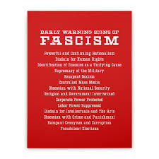 The early warning signs of fascism gave us 14 warning signs that fascism was taking hold of a government, putting human rights in jeopardy. Early Warning Signs Of Fascism Stretched Canvas Terry Bain S Place
