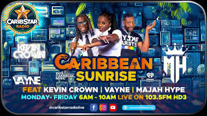 THE CARIBBEAN SUNRISE MORNING SHOW ON I -HEART RADIO