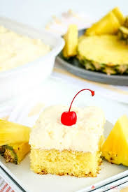 Quick, easy instructions make this pineapple upside down cake with yellow cake mix recipe a breeze.it's easy to transform boxed yellow cake mix into the popular and nostalgic pineapple dessert the family loves. Pineapple Sunshine Cake Love Bakes Good Cakes