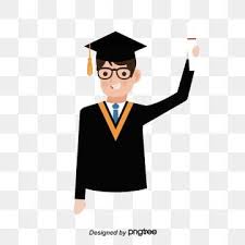 Bachelor Graduate And Doctoral Students To Wear Clothes Png And Vector Student Clipart Clipart Images Clip Art