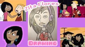 KIM POSSIBLE SERIES: ZITA FLORES DRAWING - YouTube