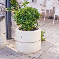 Grey indoor concrete flower pot. Concrete Planter All Architecture And Design Manufacturers Videos