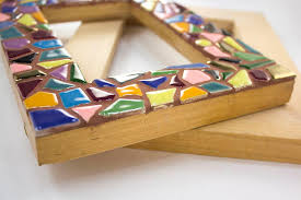 Frames that match the art. Mosaic Picture Frame How To Mosaic