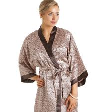 At fabricgateway.com find thousands of fabric categorized into thousands of categories. Womens Luxury Animal Print Short Satin Bath Robe Wrap