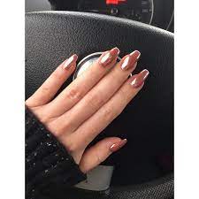 Chrome Rose Gold Nails Coffin Nails Winter 2016 Pink Shine Chrome Nails Rose Gold Gold Chrome Nails Rose Gold Nails