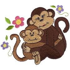 Maybe you would like to learn more about one of these? Mom And Baby Monkeys Embroidery Designs Machine Embroidery Designs At Embroiderydesigns Com